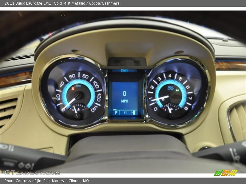 Gold Mist Metallic / Cocoa/Cashmere 2011 Buick LaCrosse CXL