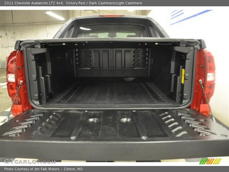Victory Red / Dark Cashmere/Light Cashmere 2011 Chevrolet Avalanche LTZ 4x4