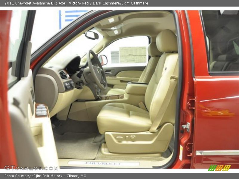 Victory Red / Dark Cashmere/Light Cashmere 2011 Chevrolet Avalanche LTZ 4x4