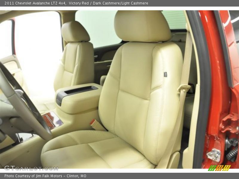 Victory Red / Dark Cashmere/Light Cashmere 2011 Chevrolet Avalanche LTZ 4x4