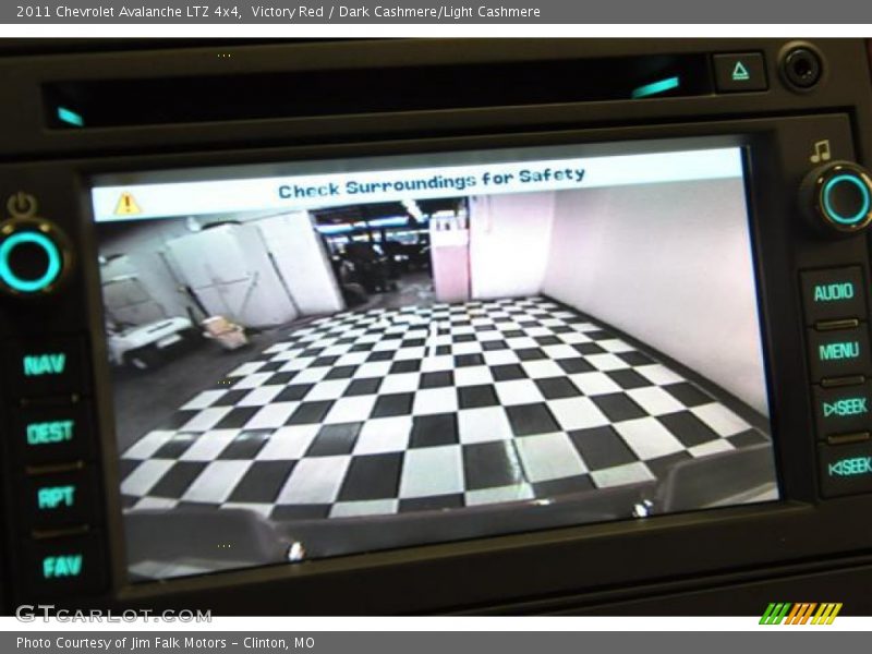 Victory Red / Dark Cashmere/Light Cashmere 2011 Chevrolet Avalanche LTZ 4x4