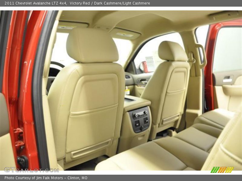 Victory Red / Dark Cashmere/Light Cashmere 2011 Chevrolet Avalanche LTZ 4x4