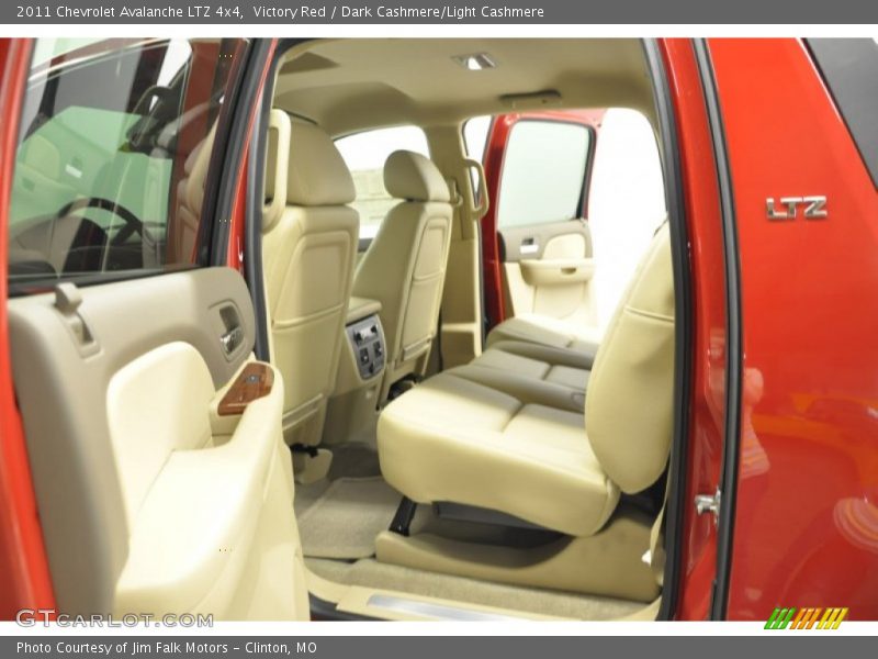 Victory Red / Dark Cashmere/Light Cashmere 2011 Chevrolet Avalanche LTZ 4x4