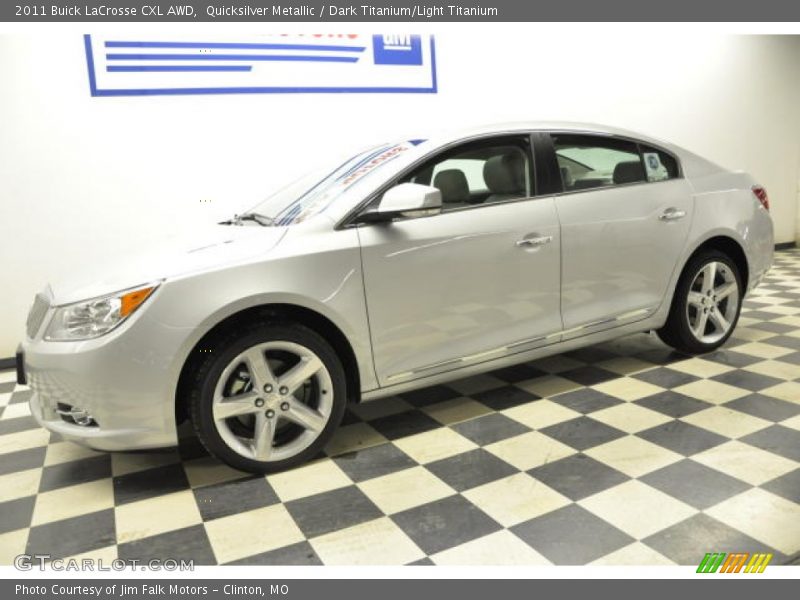 Quicksilver Metallic / Dark Titanium/Light Titanium 2011 Buick LaCrosse CXL AWD