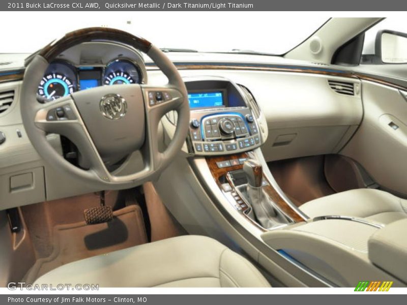 Quicksilver Metallic / Dark Titanium/Light Titanium 2011 Buick LaCrosse CXL AWD