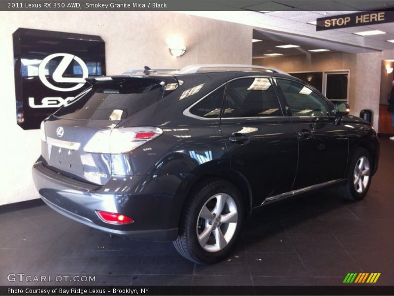 Smokey Granite Mica / Black 2011 Lexus RX 350 AWD