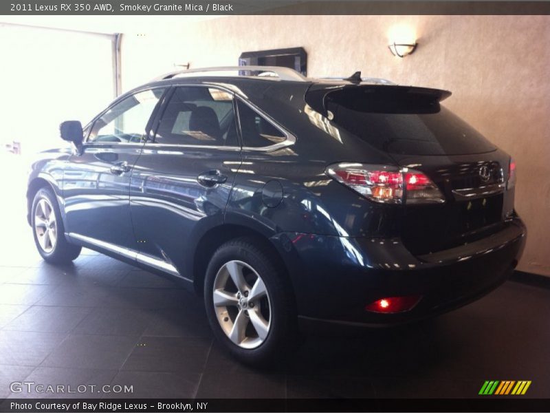 Smokey Granite Mica / Black 2011 Lexus RX 350 AWD