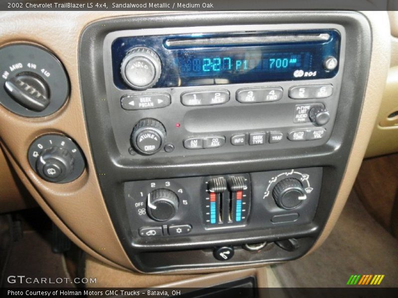 Sandalwood Metallic / Medium Oak 2002 Chevrolet TrailBlazer LS 4x4