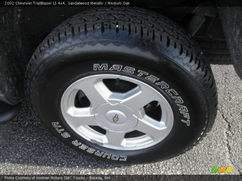 Sandalwood Metallic / Medium Oak 2002 Chevrolet TrailBlazer LS 4x4