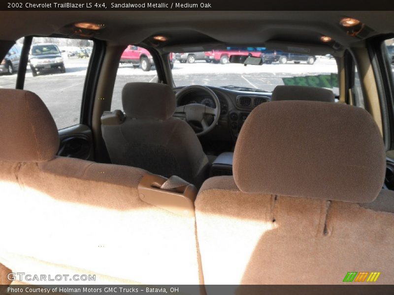 Sandalwood Metallic / Medium Oak 2002 Chevrolet TrailBlazer LS 4x4