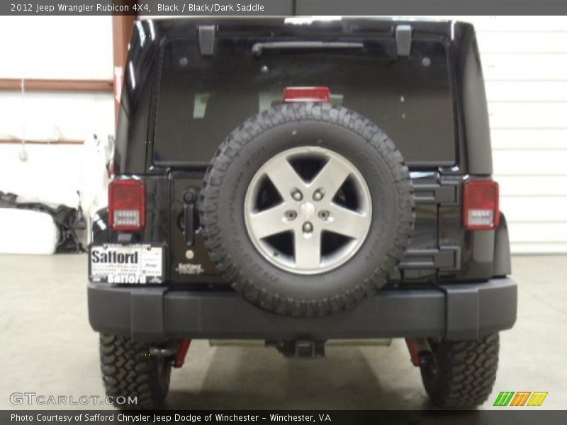 Black / Black/Dark Saddle 2012 Jeep Wrangler Rubicon 4X4