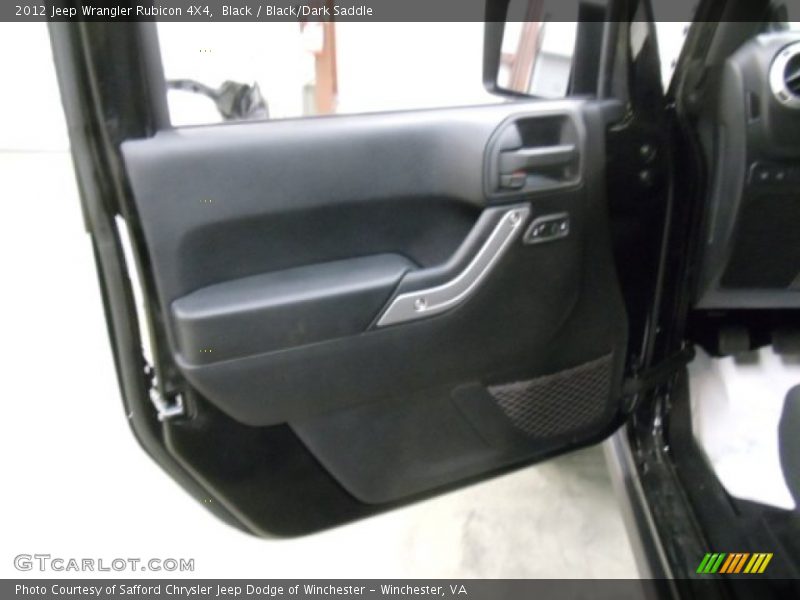 Black / Black/Dark Saddle 2012 Jeep Wrangler Rubicon 4X4