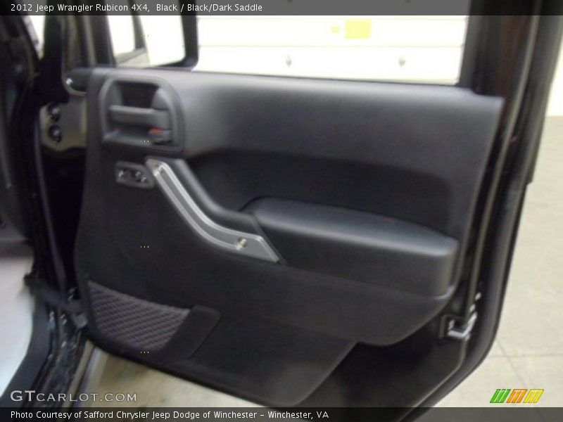 Black / Black/Dark Saddle 2012 Jeep Wrangler Rubicon 4X4