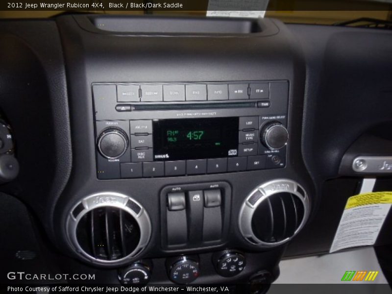 Black / Black/Dark Saddle 2012 Jeep Wrangler Rubicon 4X4
