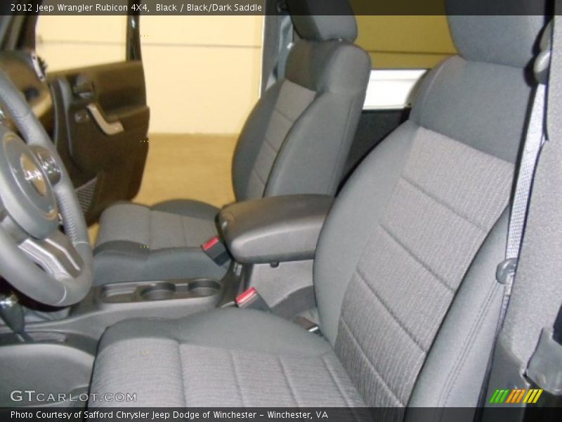 Black / Black/Dark Saddle 2012 Jeep Wrangler Rubicon 4X4