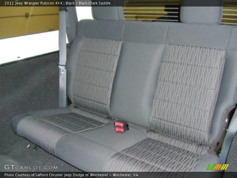 Black / Black/Dark Saddle 2012 Jeep Wrangler Rubicon 4X4