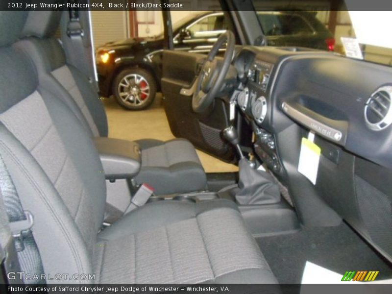 Black / Black/Dark Saddle 2012 Jeep Wrangler Rubicon 4X4