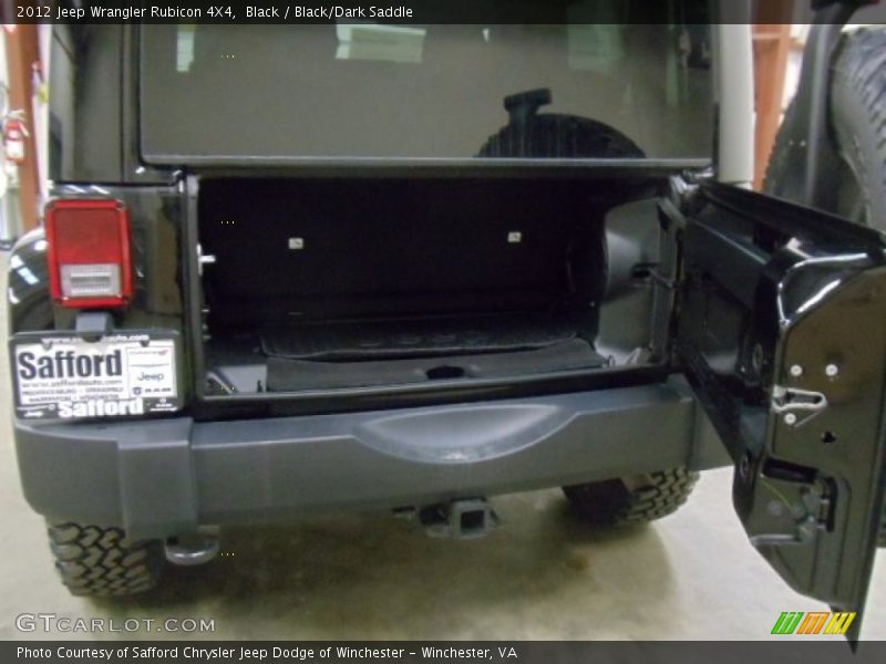 Black / Black/Dark Saddle 2012 Jeep Wrangler Rubicon 4X4