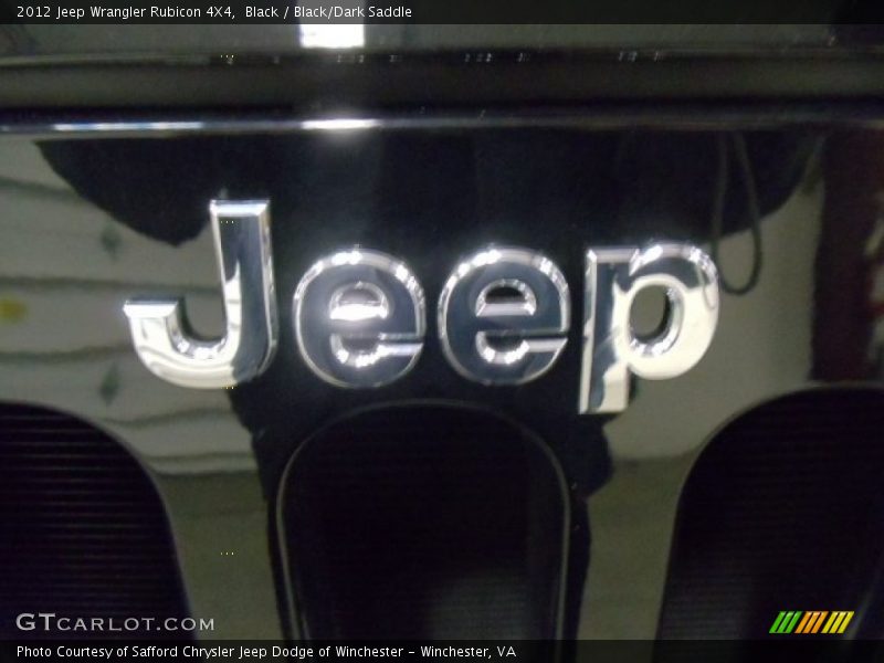 Black / Black/Dark Saddle 2012 Jeep Wrangler Rubicon 4X4