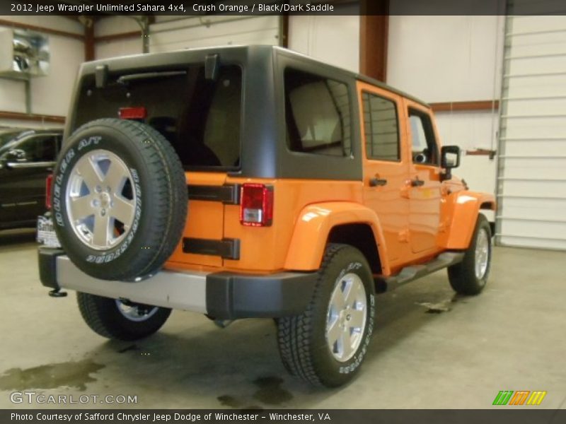  2012 Wrangler Unlimited Sahara 4x4 Crush Orange
