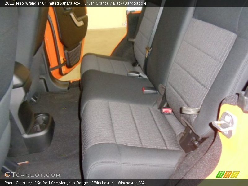 Crush Orange / Black/Dark Saddle 2012 Jeep Wrangler Unlimited Sahara 4x4