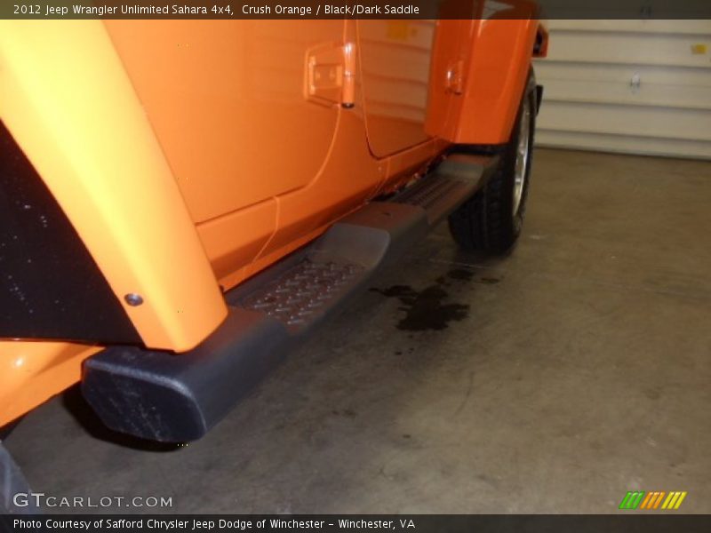 Crush Orange / Black/Dark Saddle 2012 Jeep Wrangler Unlimited Sahara 4x4