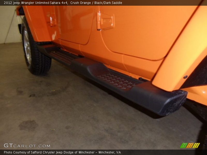 Crush Orange / Black/Dark Saddle 2012 Jeep Wrangler Unlimited Sahara 4x4