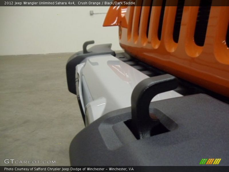 Crush Orange / Black/Dark Saddle 2012 Jeep Wrangler Unlimited Sahara 4x4