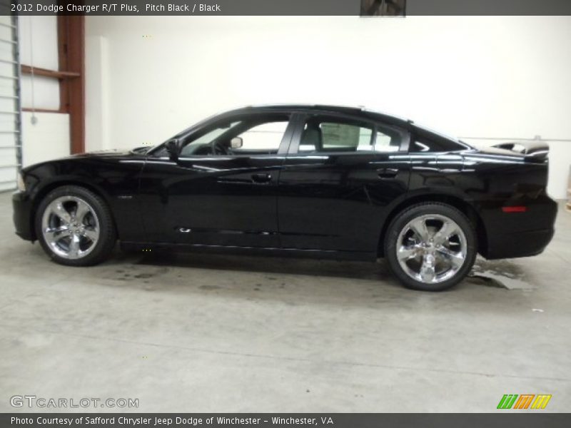 Pitch Black / Black 2012 Dodge Charger R/T Plus