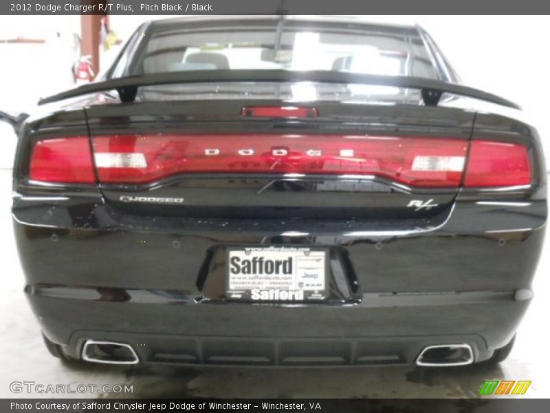 Pitch Black / Black 2012 Dodge Charger R/T Plus