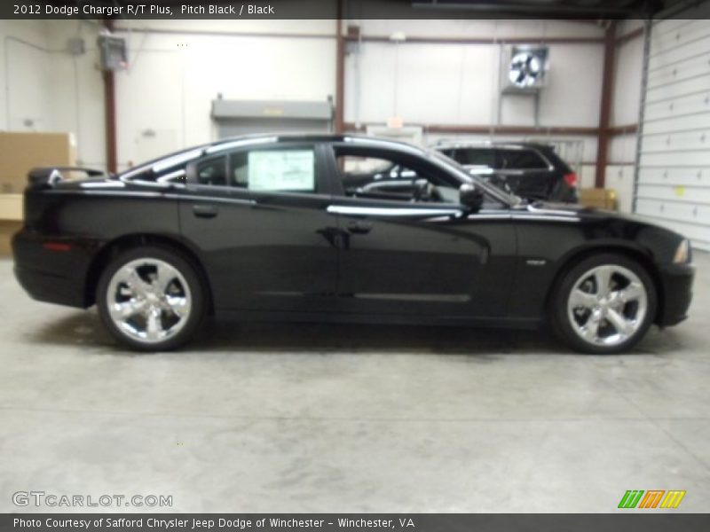 Pitch Black / Black 2012 Dodge Charger R/T Plus