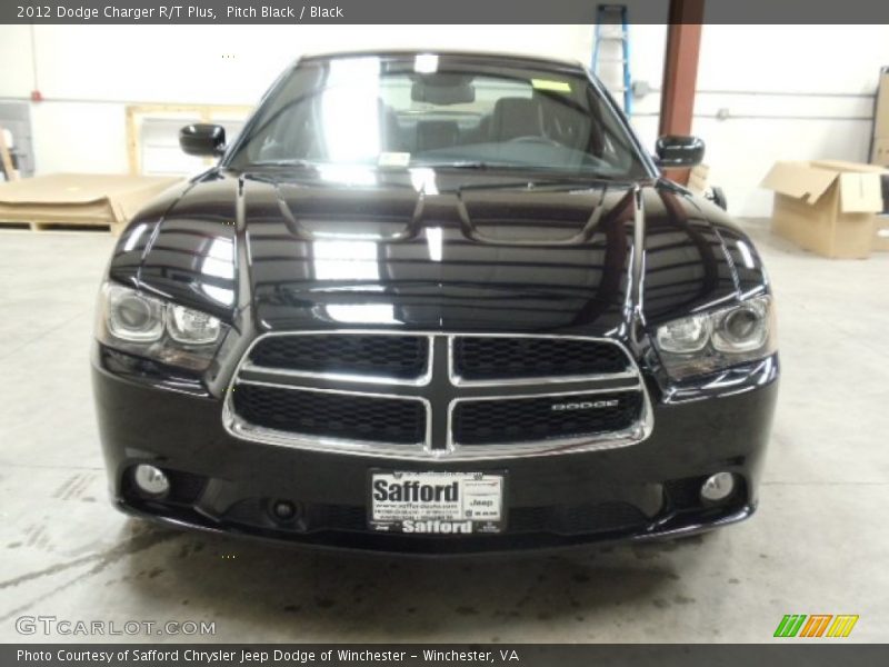 Pitch Black / Black 2012 Dodge Charger R/T Plus