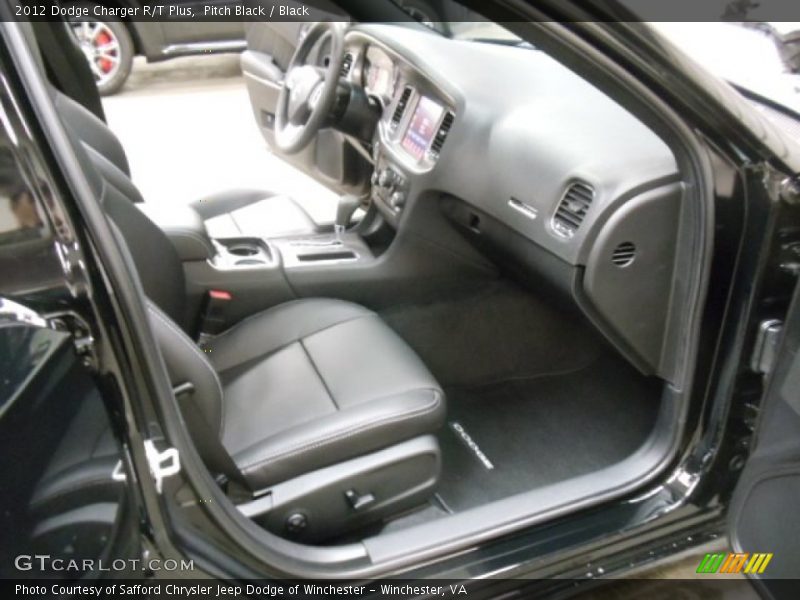 Pitch Black / Black 2012 Dodge Charger R/T Plus