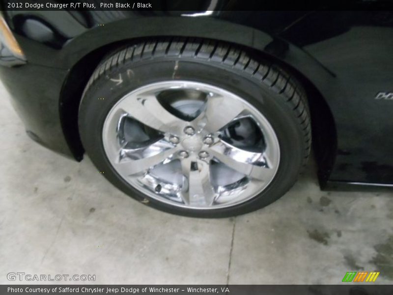 Pitch Black / Black 2012 Dodge Charger R/T Plus