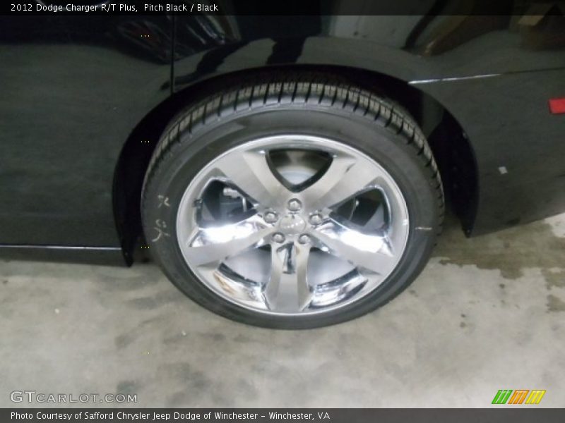 Pitch Black / Black 2012 Dodge Charger R/T Plus