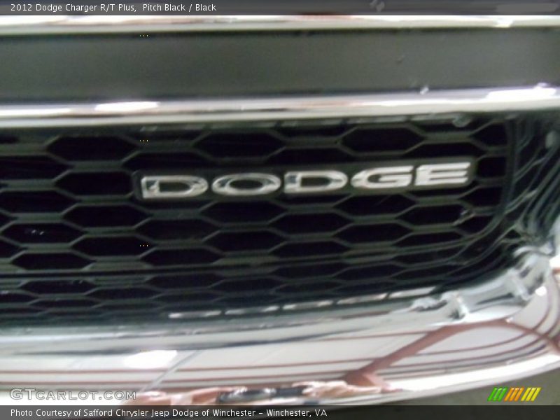 Pitch Black / Black 2012 Dodge Charger R/T Plus