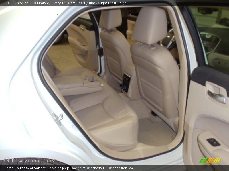 Ivory Tri-Coat Pearl / Black/Light Frost Beige 2012 Chrysler 300 Limited