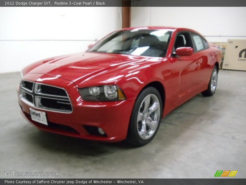 Redline 3-Coat Pearl / Black 2012 Dodge Charger SXT