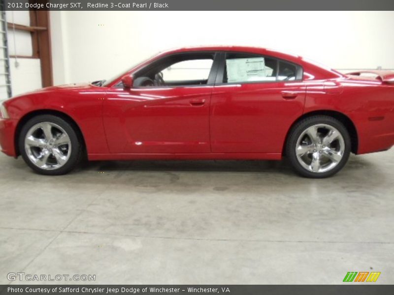 Redline 3-Coat Pearl / Black 2012 Dodge Charger SXT