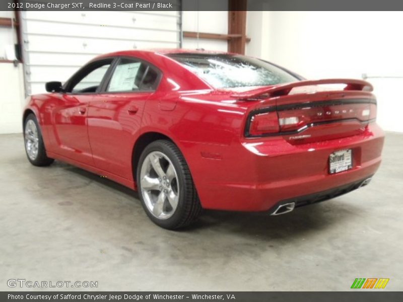 Redline 3-Coat Pearl / Black 2012 Dodge Charger SXT