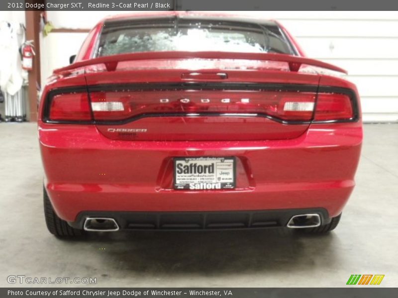 Redline 3-Coat Pearl / Black 2012 Dodge Charger SXT