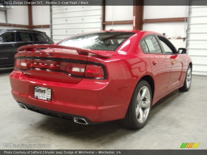 Redline 3-Coat Pearl / Black 2012 Dodge Charger SXT