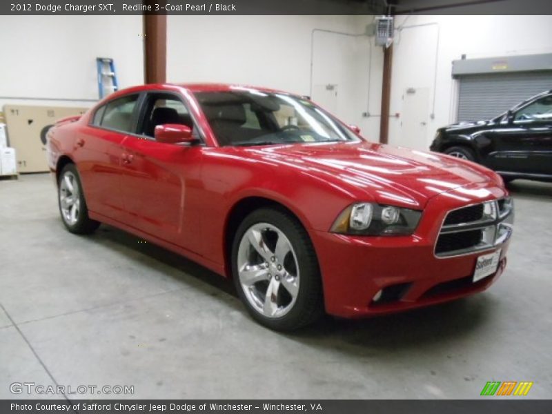 Redline 3-Coat Pearl / Black 2012 Dodge Charger SXT