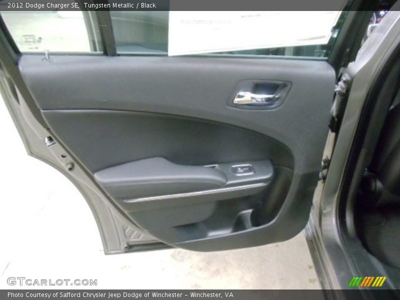 Tungsten Metallic / Black 2012 Dodge Charger SE