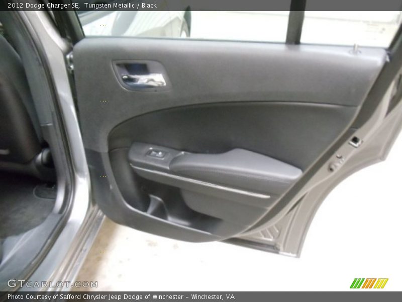 Tungsten Metallic / Black 2012 Dodge Charger SE