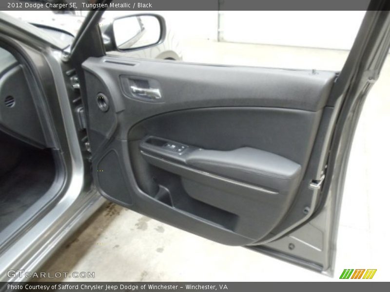 Tungsten Metallic / Black 2012 Dodge Charger SE