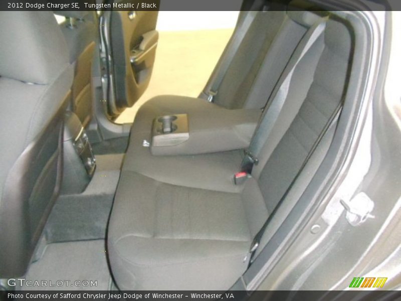 Tungsten Metallic / Black 2012 Dodge Charger SE
