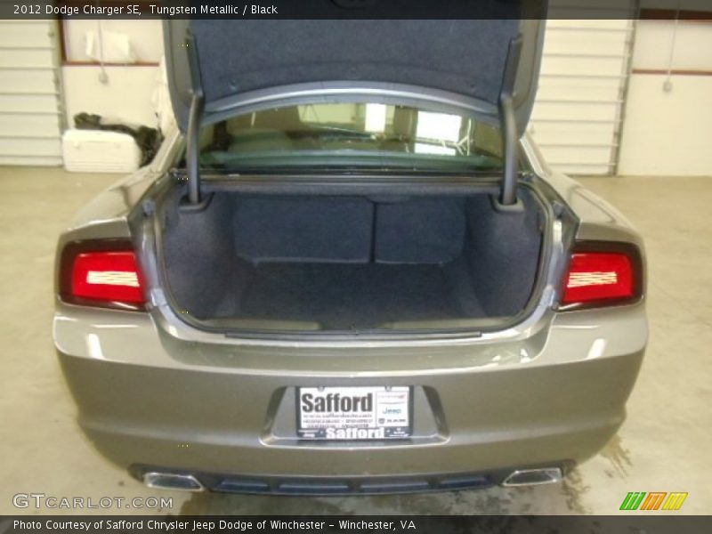 Tungsten Metallic / Black 2012 Dodge Charger SE