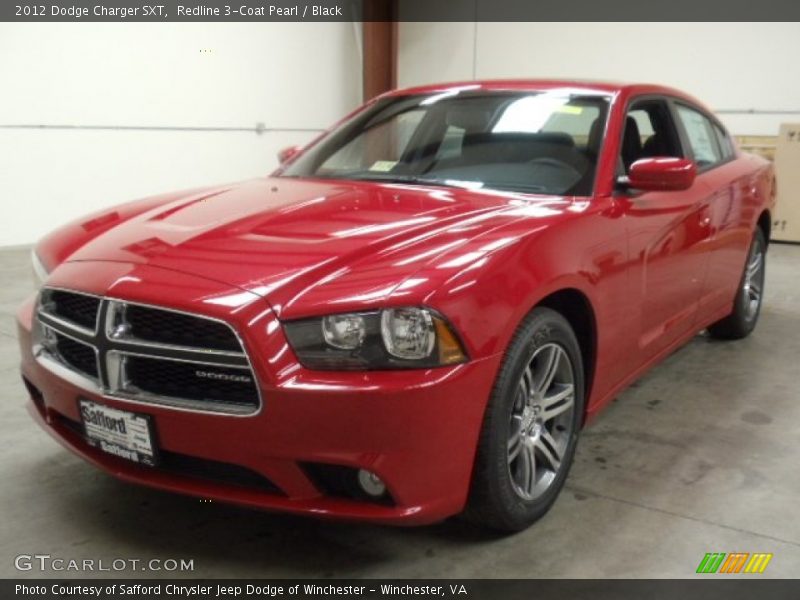 Redline 3-Coat Pearl / Black 2012 Dodge Charger SXT