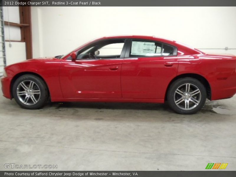 Redline 3-Coat Pearl / Black 2012 Dodge Charger SXT